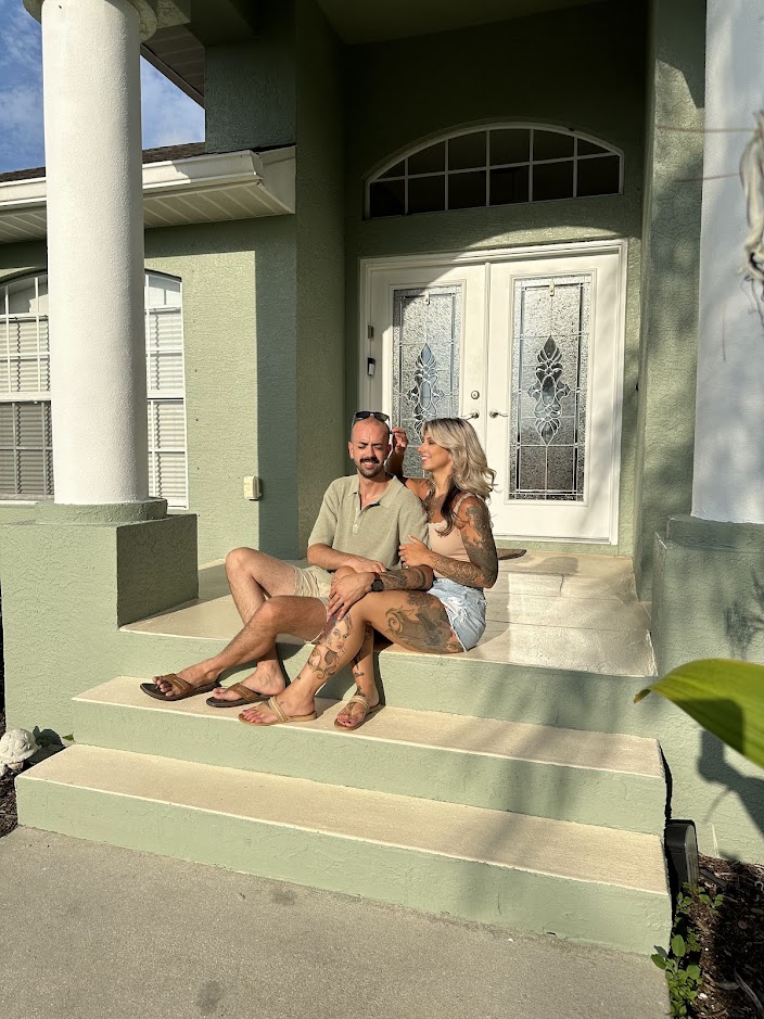Dylan and Audrey enjoying time on the water in Florida
